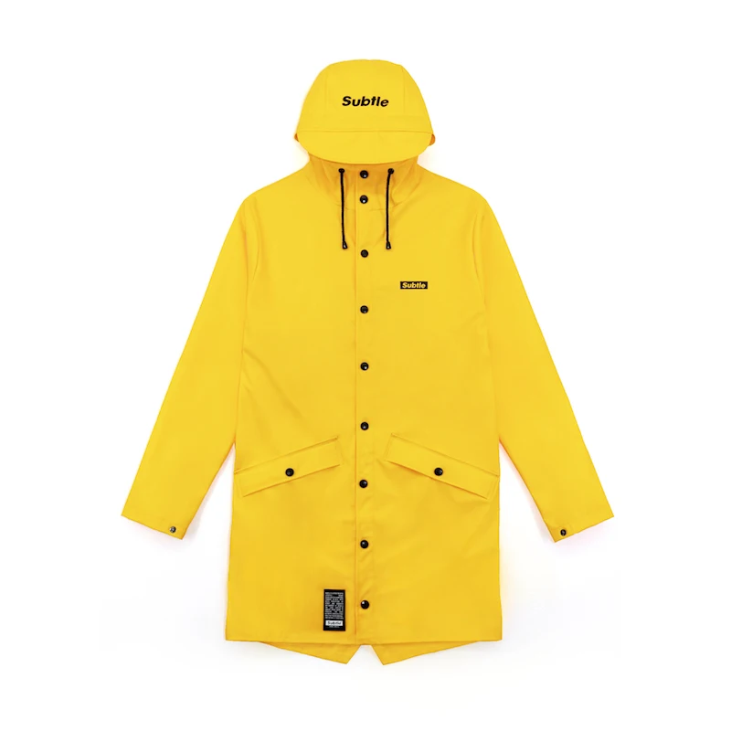 men's rubberized raincoat