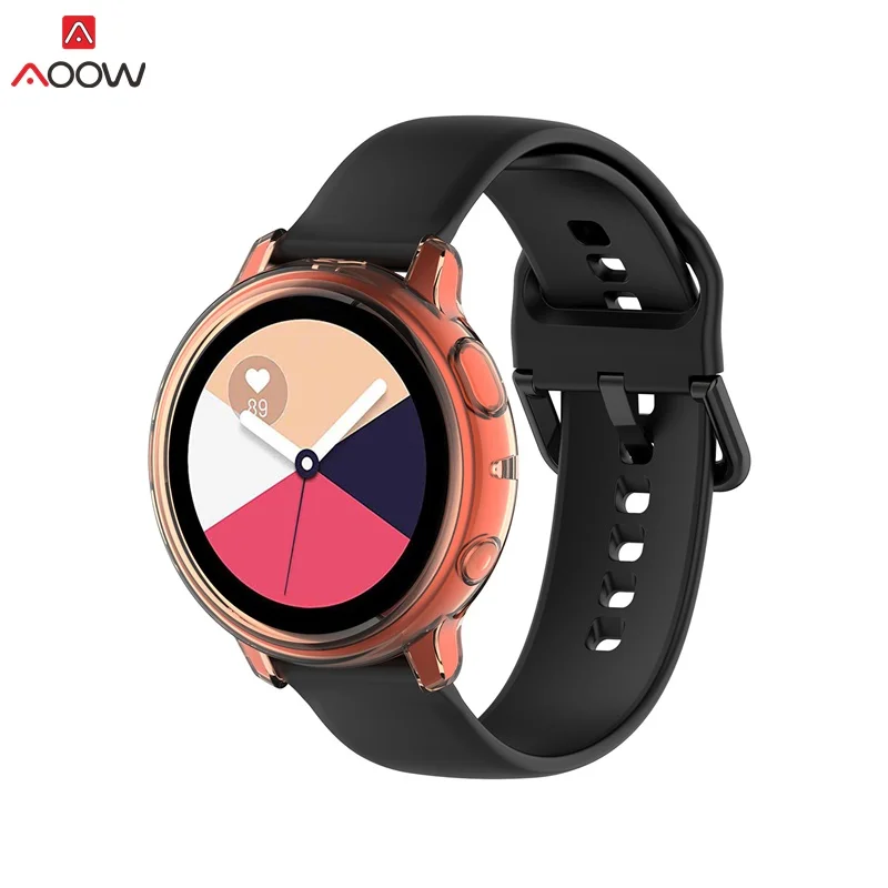 Protective Case for Samsung Galaxy Watch Active 2 Ultra-Thin Full Cover Shell Frame 40mm 44mm Watch Case R830 R820