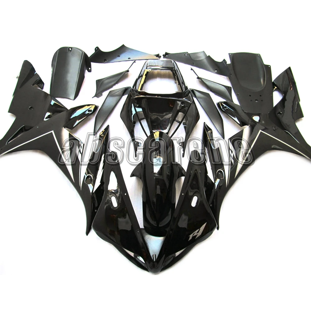 Полный комплект обтекателей для Yamaha YZF1000 R1 2002 2003 YZF R1 02 ABS пластик впрыска Cowlings R1 2002 2003 Глянец чистый черный Carenes