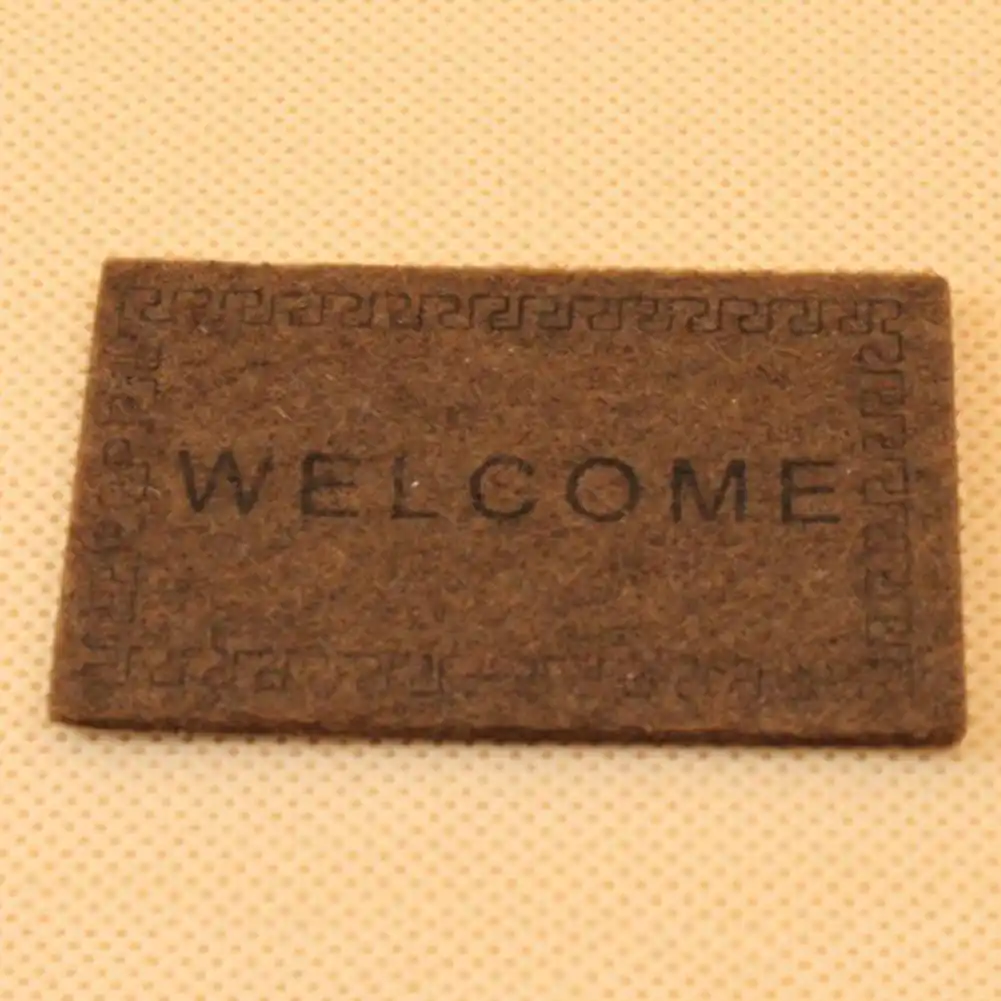 Casa de muñecas en miniatura, Mini alfombra de tela, cubierta de alfombra para 1/12, casa de muñecas, dormitorio, muebles de baño, accesorios de decoración 1:12| | - AliExpress