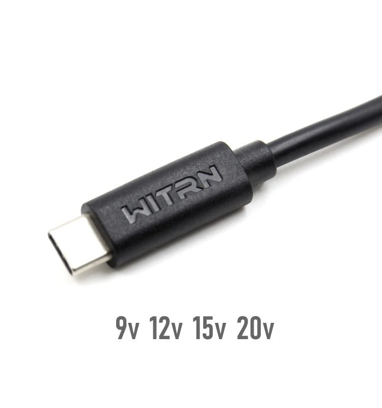 New PDC003 to DC round port 5525 notebook charging cable PD trap cable activation triggers 20V fast charging TYPE-C 5A 4