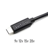 New PDC003 to DC round port 5525 notebook charging cable PD trap cable activation triggers 20V fast charging TYPE-C 5A 4