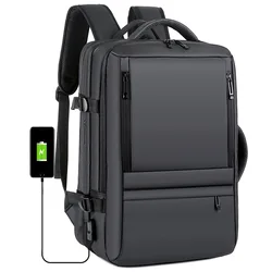 17 Inch Laptop Backpack Expansion Waterproof USB Charging Oxford Unisex Bag Large Capacity Business Notebook Computer Backpack
