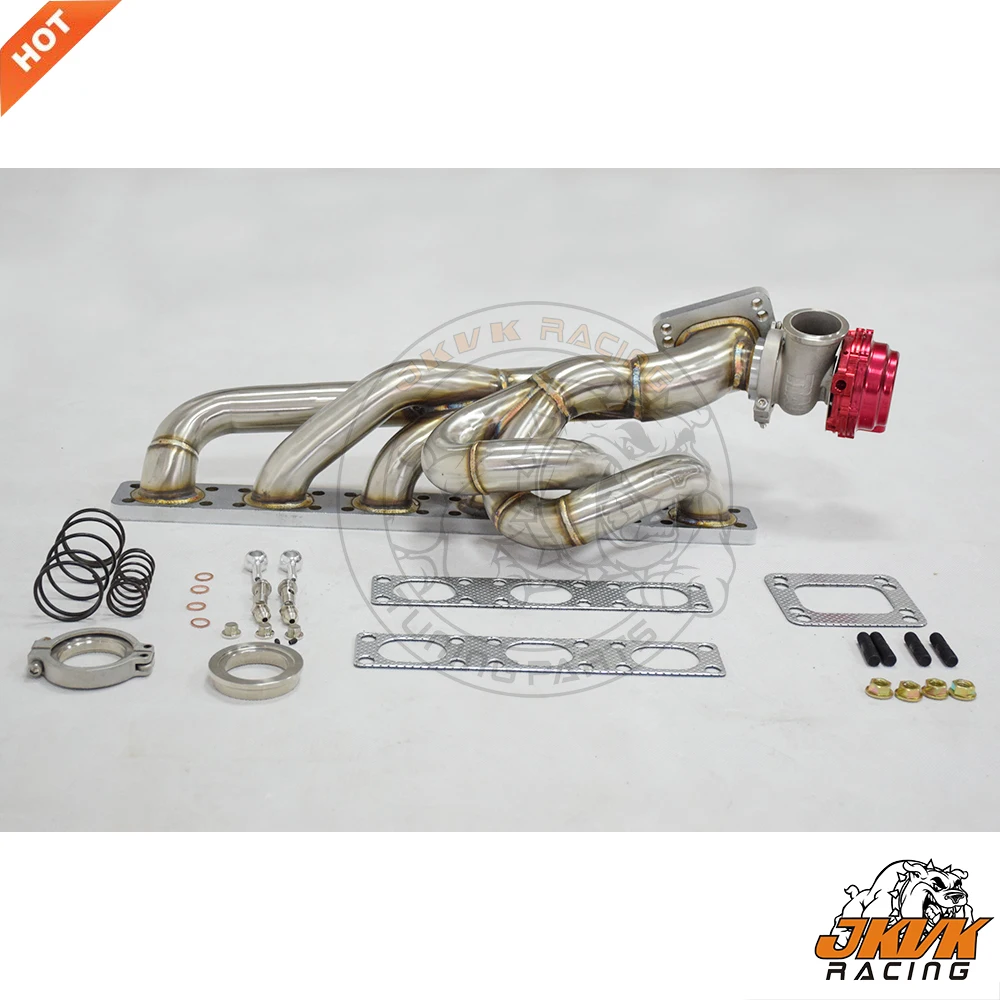 JKVK RACING 3 0 мм толстый турбо коллектор + 44 расточные ворота для E36 E39 M50 M52 S50 S52 с