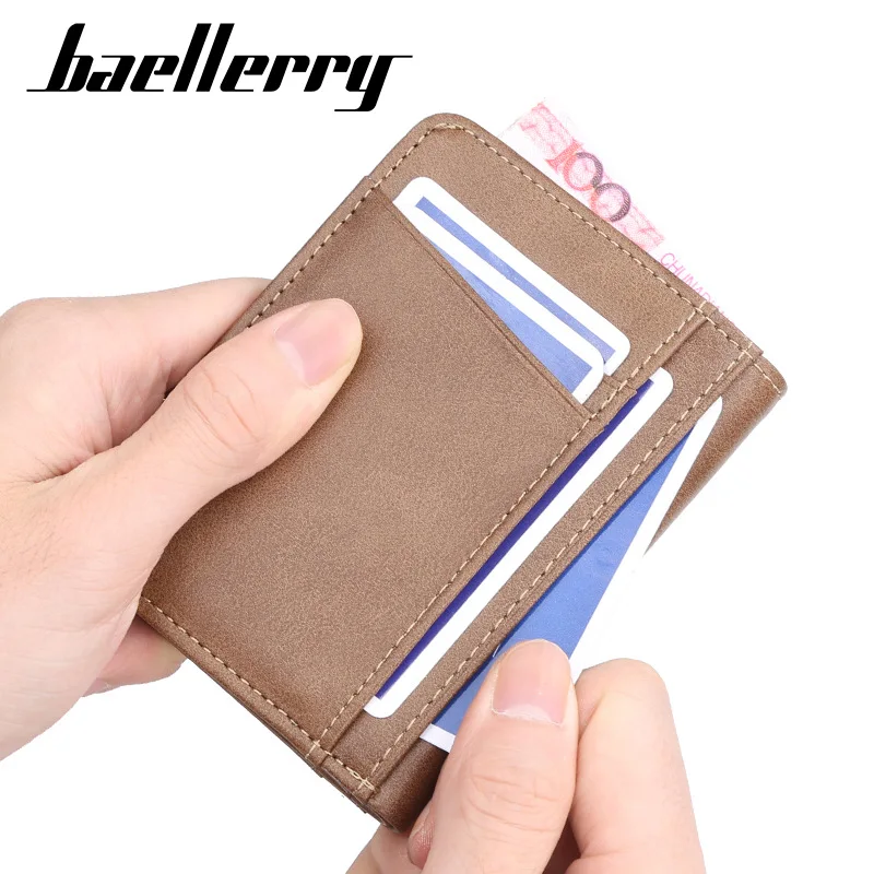 

2019 New Style Ultra-Thin Wallet Men Hot Selling Card Holder Wallet Multi-functional Card Bit More Korean-style Bank Card Packag