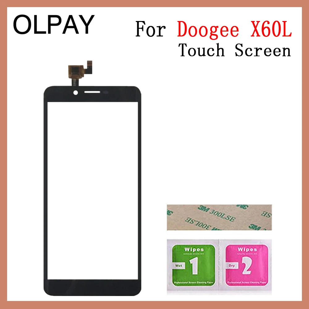 OLPAY 5,5 '' сенсорный экран Для Doogee X60L сенсорный экран стекло дигитайзер панель объектив сенсор стекло Ремонт Бесплатный клей+ салфетки