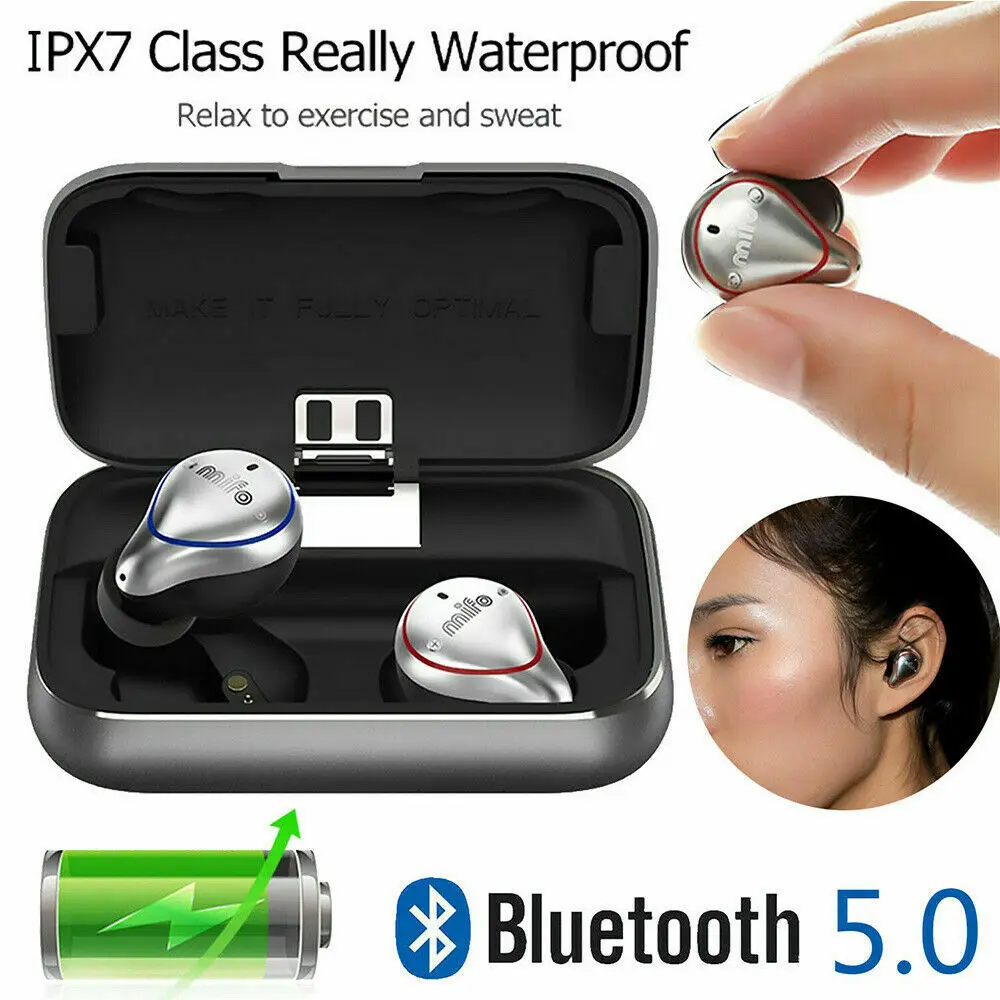 MIFO O5 TWS Wireless Bluetooth 2600mAh Binaural Earphones Headset with Charging Box earbuds | Электроника