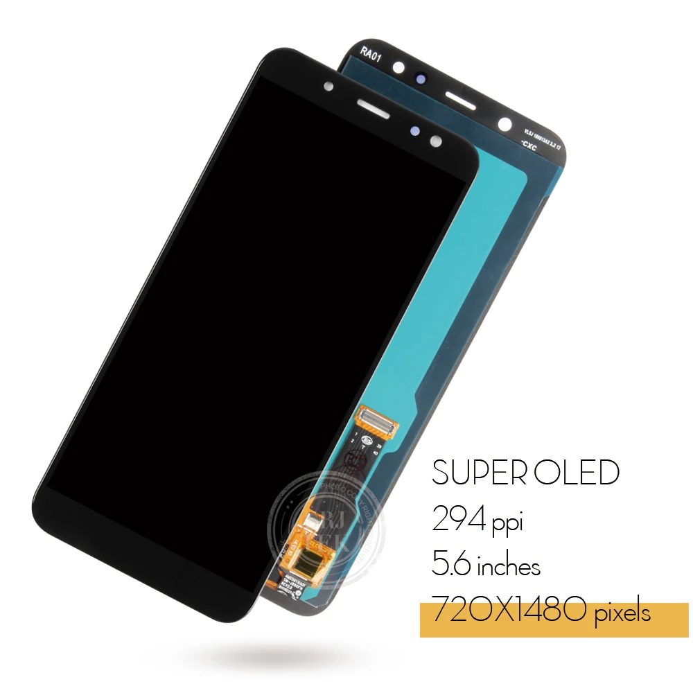 Супер AMOLED A600 ЖК-дисплей для samsung Galaxy A6 A600 A600F SM-A600FN ЖК-дисплей сенсорный экран дигитайзер сборка Замена