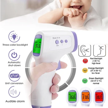 

Home Kids Adults Body Digital Infrared Thermometer Instant Reading Forehead Thermometer Non-Contact Electronic Thermometer