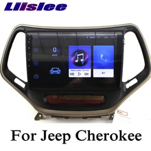 Для Jeep Cherokee KL 2013~ LiisLee Автомобильный мультимедийный Телевизор gps аудио Hi-Fi Радио Стерео стиль 10,25 дюймов навигация NAVI