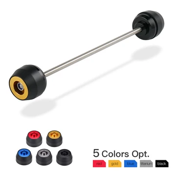 

Front Axle Sliders 6061-T6 Aluminum Nylon Black Gold Blue Titanium Red for SUZUKI GSX-R1000 2017-2020 GSX-R1000R 2017-2020