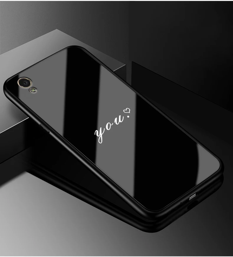 Для OPPO A37 чехол PC пластик+ стекло чехол для телефона черный ТПУ бампер чехол для OPPO A37 A 37 A37M A37F OPPOA37 полная защитная крышка