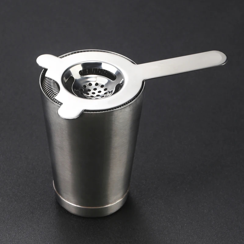 Premium Hawthorn Cocktail Strainer with Dual Prongs - Essential Bartender Tool