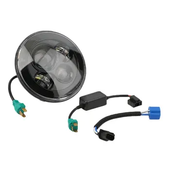 

Super Bright 40W 7 Inch 4D for Round Shape Black H4 H13 LED Light OffRoad Work Light for Jeep Wrangler Headlights
