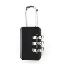 

3 Digit Dial Combination passpord Number Lock Padlock For Luggage Zipper Bag Backpack Window Door Drawer Cabinet Locks