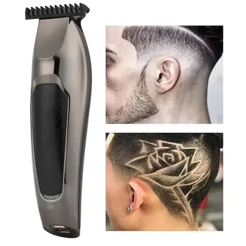 

Professional USB Hair Trimmer Electric Hair Clipper Beard Clipper for Carving Trimming Polishing Men's Haircut Steel Blade l