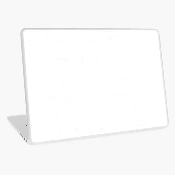 

Musician White Protective Sticker Skins for Dell HP Lenovo Acer Xiaomi Asus 13 14 15" Laptop Top Bottom Palm Rest Skin