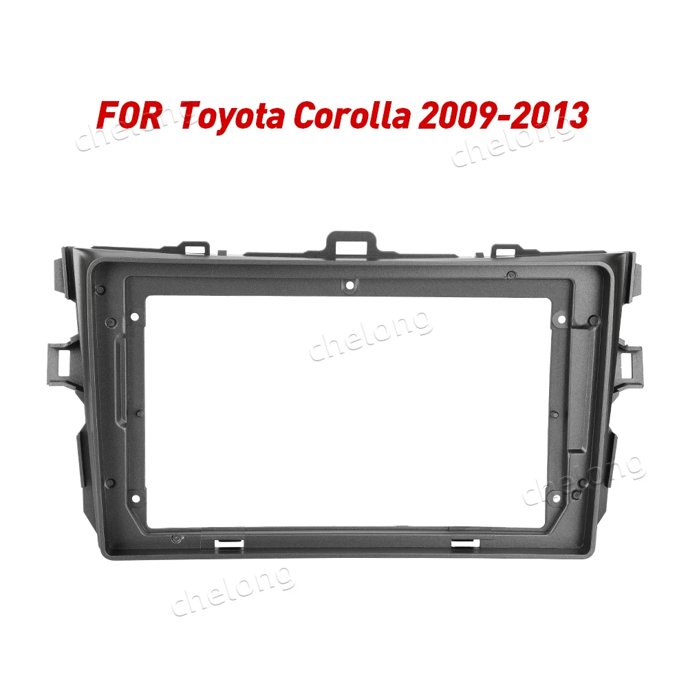 2Din рамка приборной панели автомобиля подходит для T oyota Corolla Auris 2009 2013
