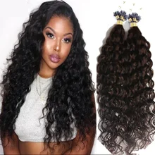 Colorido profundo encaracolado micro extensões de cabelo humano laço solto encaracolado 100 fio cabelo humano micro anéis cabelo cor natural 1 #/2 #/4 #