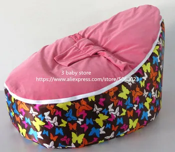 

Butterfly print design Baby Toddler Kids Bean Bag Seat- Baby crib New Portable Beanbag Bed,baby chairs