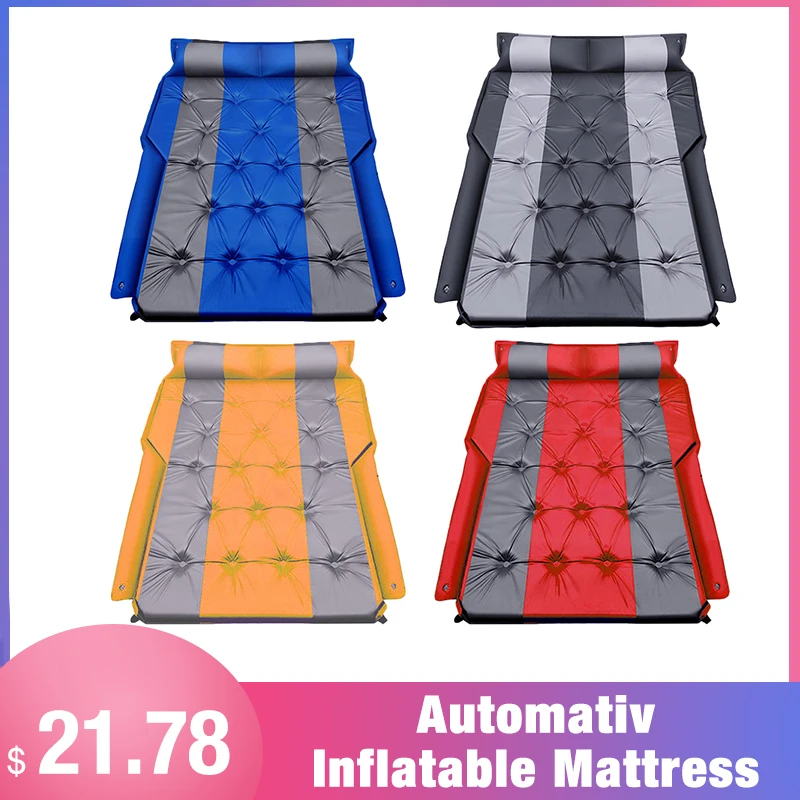 SUV Car Camping Air Mattress Auto Blow Up Bed Inflatable Mattress Raised Airbed Car Bed Air Colchon Inflable Mattre