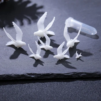 

5Pcs Silicone Mini Dove of Peace Modeling Resin Mold Landspace Fillings Resin Jewelry Fillings Resin Casting Art Crafts