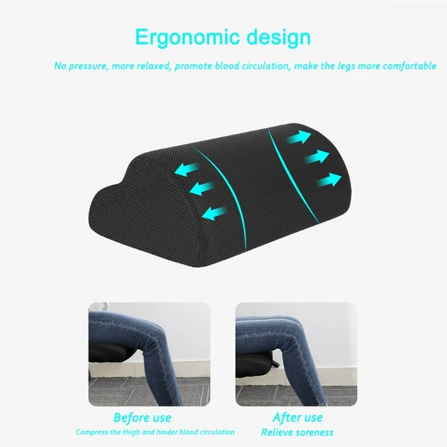 Foot Rest Comfortable Anti-slip Ergonomic Feet Pillow Relaxing Cushion  Semicircle Relieve Fatigue Computer Office Accessories - AliExpress