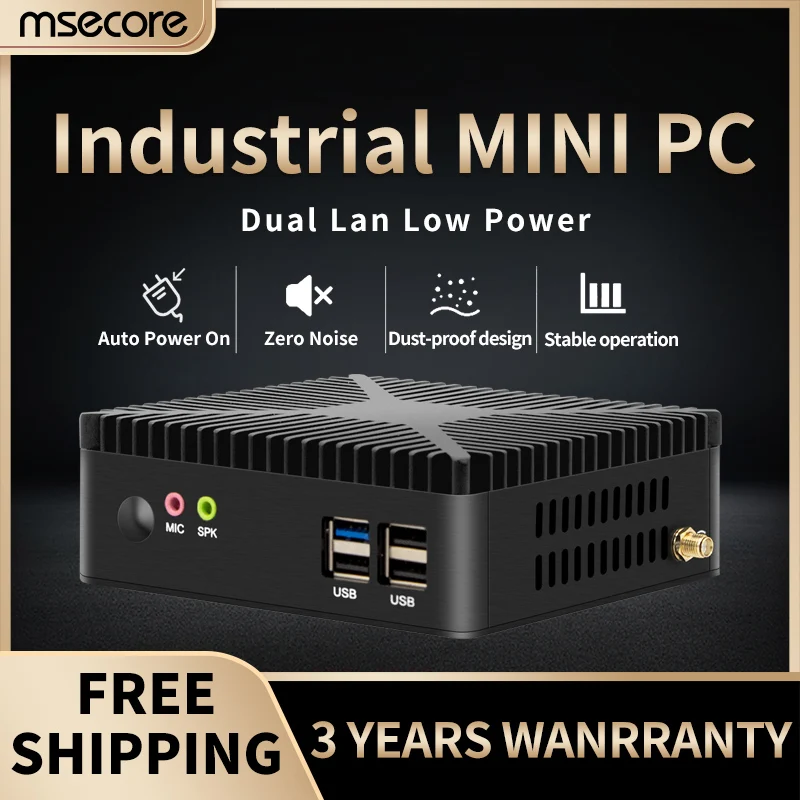 MSECORE Intel J1800/J1900 Office Mini PC Windows 10 Linux Desktop Computer Industrial Pc Quad Core HTPC VGA HDMI WIFI | Компьютеры и