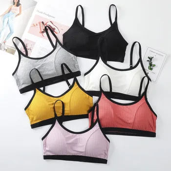 

ATHVOTAR Women Tube Top Sexy Fashion Bra Tops Wireless Sports Lingerie Bras Color Block Comfortable Underwear