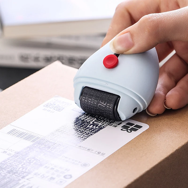 2 in 1 Security Roller Stamp for Privacy Confidential Data Guard Your