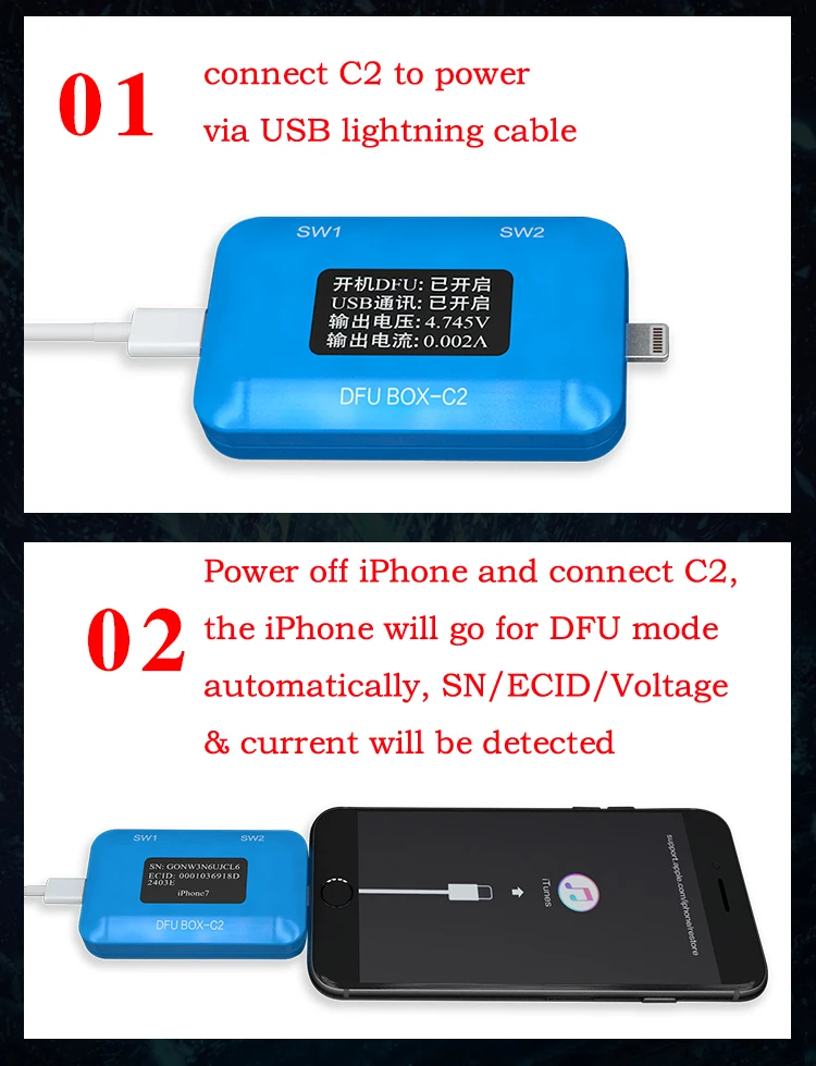 Usb dfu device. Программатор для iphone. дфу usb. отображение флешки. разделитель цветной, код dfu/4 zdu04r.