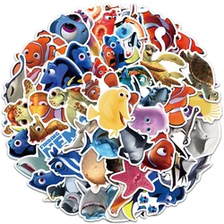 Lot de 10/30/50 autocollants de dessin animé Disney Nemo, décalcomanies pour ordinateur portable, téléphone, valise, Scrapbook, journal intime, DIY bricolage, jouet pour enfant 
