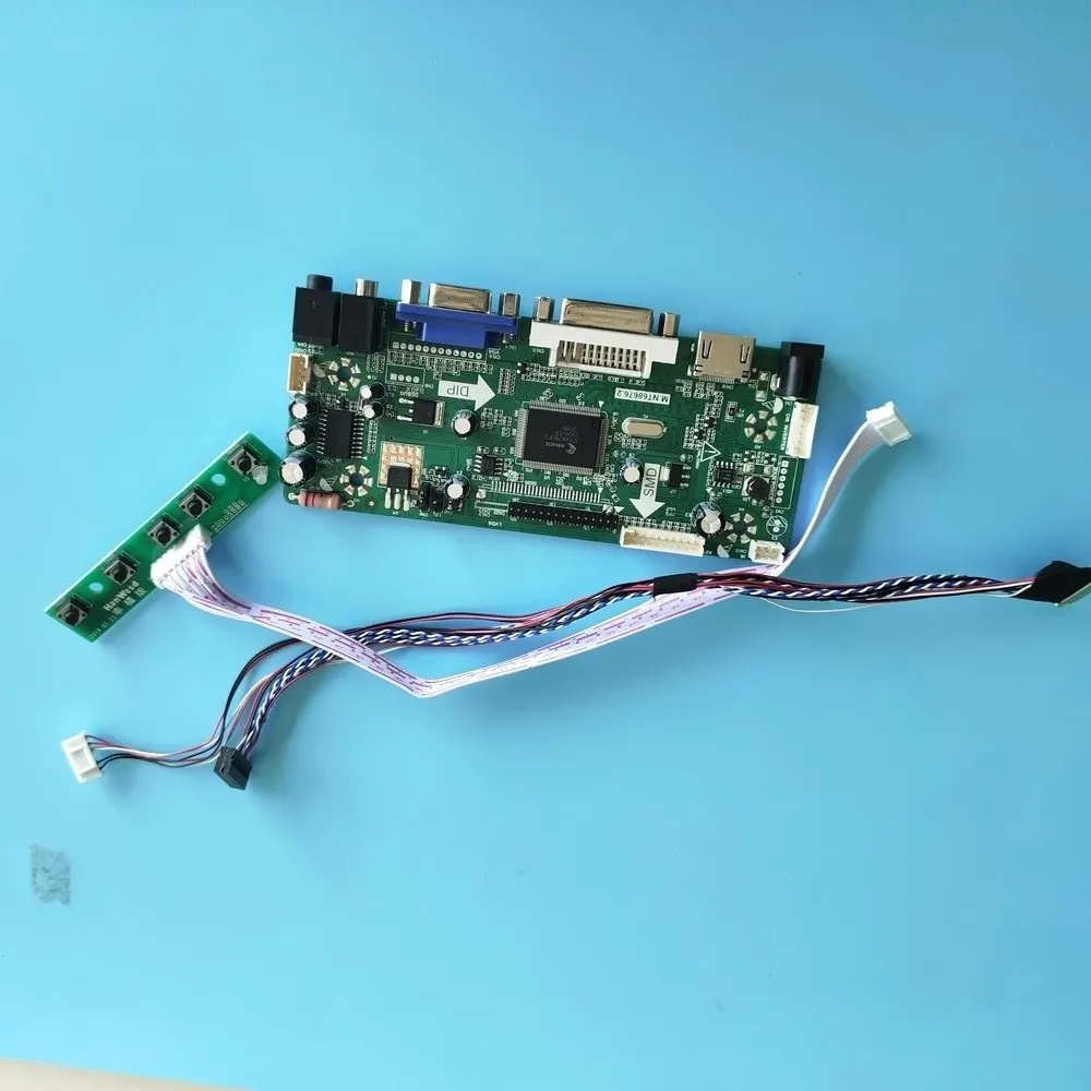 Комплект для M101NWT2 10 1 &quotпанель 1024x600 40pin M.NT68676 монитор плата контроллера HDMI + DVI VGA