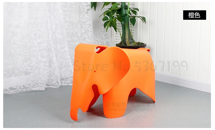 Elephant Children's Chair Kindergarten Cute Nordic Plastic Stool Baby Color Toy Stool Cartoon Animal Stool