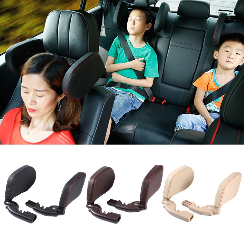 Подголовник для сиденья автомобиля подушка для шеи Противоударная Регулируемая мягкая для взрослых детей V6