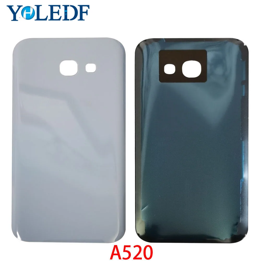 Задняя крышка для Samsung Galaxy A5 2017 A520 A520F стеклянные Чехлы мобильного телефона корпус
