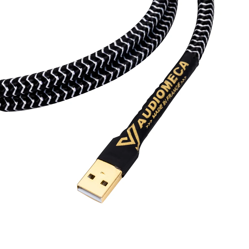 AUDIOMECA OFHC посеребренный HiFi USB кабель декодер звуковая карта соединительный кабель DAC линия передачи данных