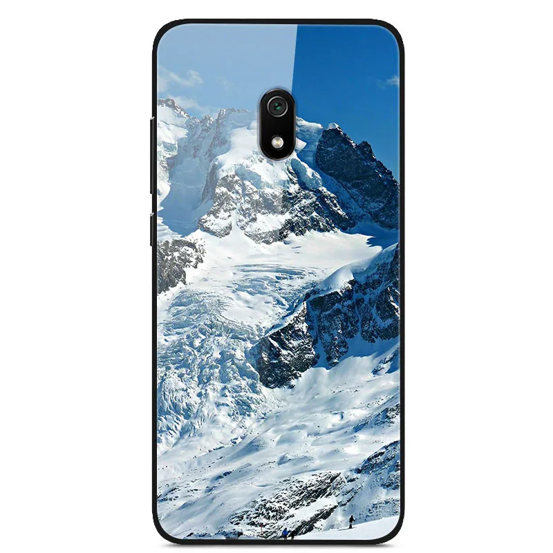 22 Для Xiaomi Redmi 8A чехол силиконовый бампер стекло твердая задняя крышка для Xiomi Redmi 8A чехол для телефона s защитные оболочки Fundas Redmi8A - Цвет: 22