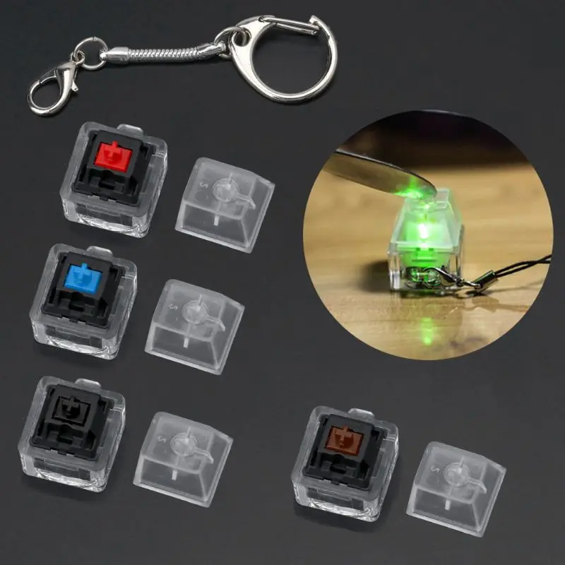 

Cherry MX Switch Mechanical Switch Keychain For Keyboard Switches Tester Kit Without LED Light Toys Stress Relief Gifts