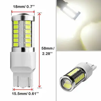 

LED Light Bulbs Car Backup Reverse Energy saving 7443 7440 5630 33-SMD