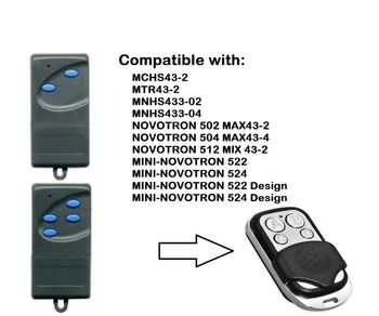 

2PCS MNHS433-02/MNHS433-04 remote control replacement 433,92mhz Rolling code