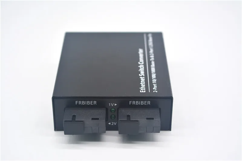 Ethernet коммутатор конвертер 2 портовый 10/100/1000base tx в 1 25G Base Fx одномодовый двойной