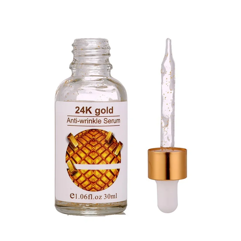 Женский 24k Gold Essence антивозрастной коллаген от морщин отбеливающий кожу увлажняющий с гиалуроновой кислотой жидкий уход за лицом