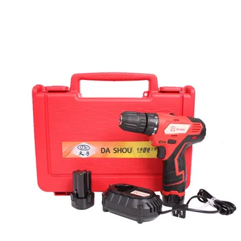 Buy Lithium Screwdriver 12V Rechargeable Two-speed Self-locking Electric Screwdriver Electric Drill
