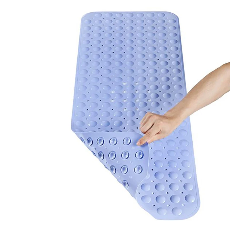 100*40cm Large Strong PVC Bathroom Mat Anti-slip Sution Cups Bath Mats Massage Particles Safety Baby Shower for Toilet Carpet