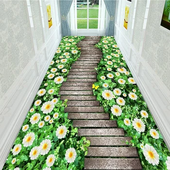 

European Style Long Carpet For Stairway Hallway Carpets Nordic Home Corridor Carpets Aisle Rug Party Wedding Red Area Rugs