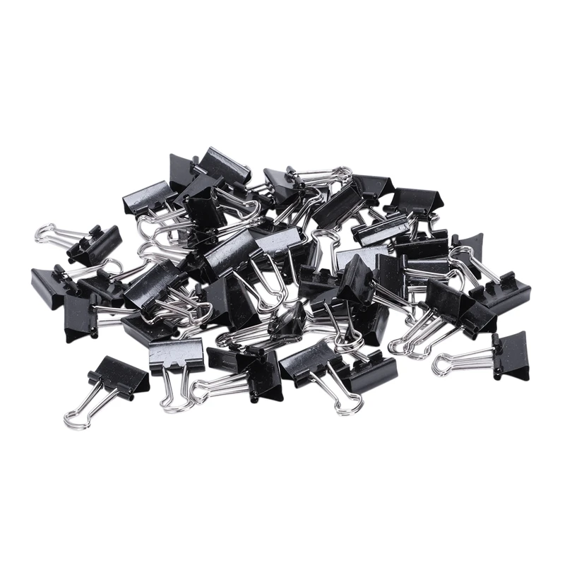 Sujetadores de resorte de Metal Clip para papel documentos Oficina papelería clips de papel 15mm