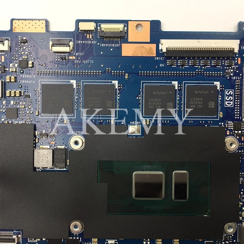 Akemy лучшая конфигурация материнская плата для ноутбука ASUS UX360UAK UX360UA UX360U материнская плата 60NB0C00-MB8000 16 Гб ОЗУ I7-7500 процессор