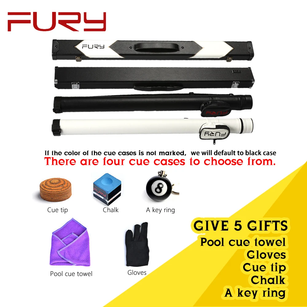 2019 FURY FS удар и прыжок Бильярдный Кий набор 13 мм наконечник с чехлом сигналы