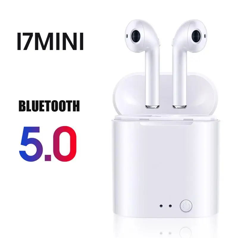 i7mini TWS I7mini TWS Bluetooth наушники спортивные беспроводные наушники I7 Tws мини наушники Спортивная гарнитура стерео наушники-вкладыши - Цвет: i7mini TWS